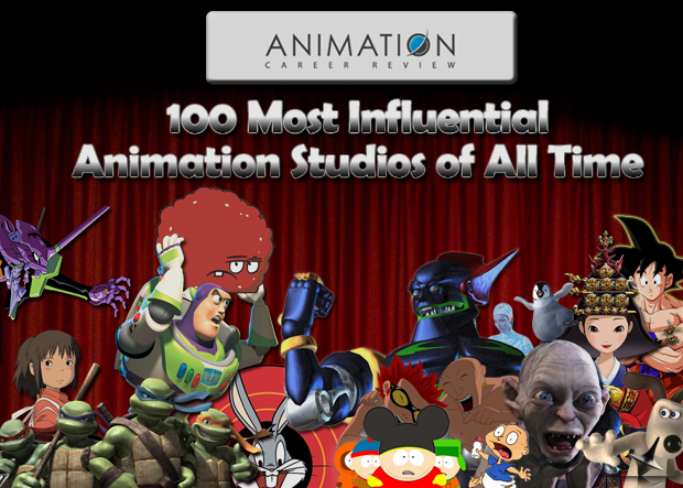 Top 100 Most Influential Animation Studios of All-Time | Animation Career  Review
